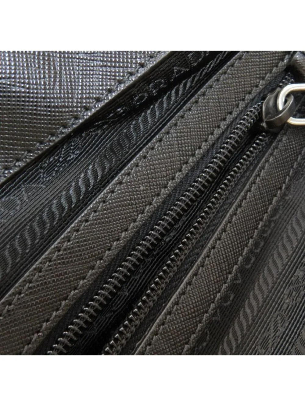 Prada Plaid 2-Way Tote Bag Nylon